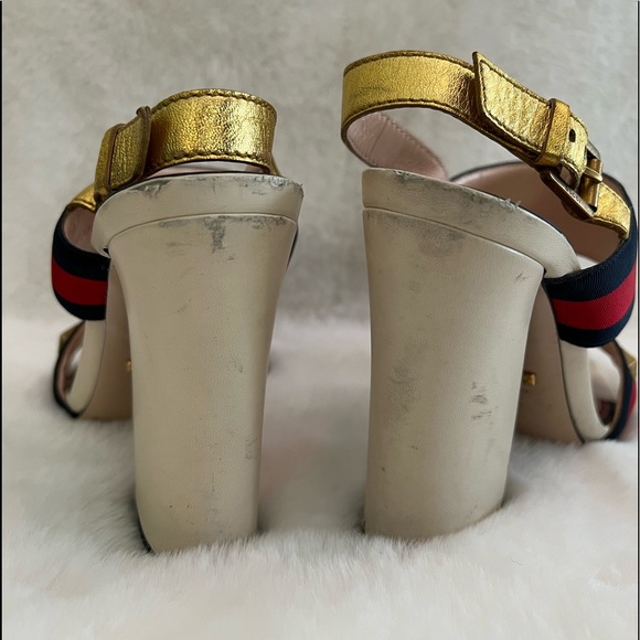 Authentic Gucci Ankle-Strap Sandals size 36.5 - Picture 4 of 13